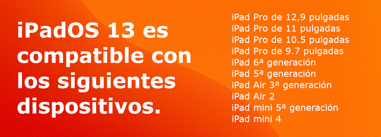 how to know if my iPad is compatible with iPadOS 13