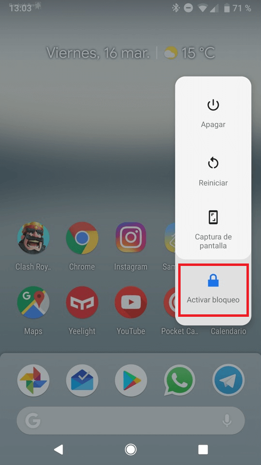 how to use lockdown mode in android