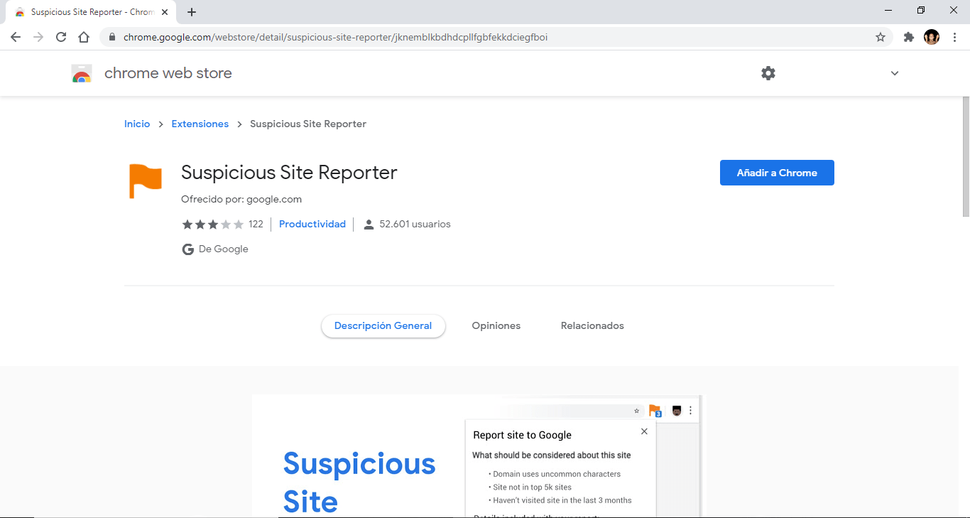 how to report malicious websites to google