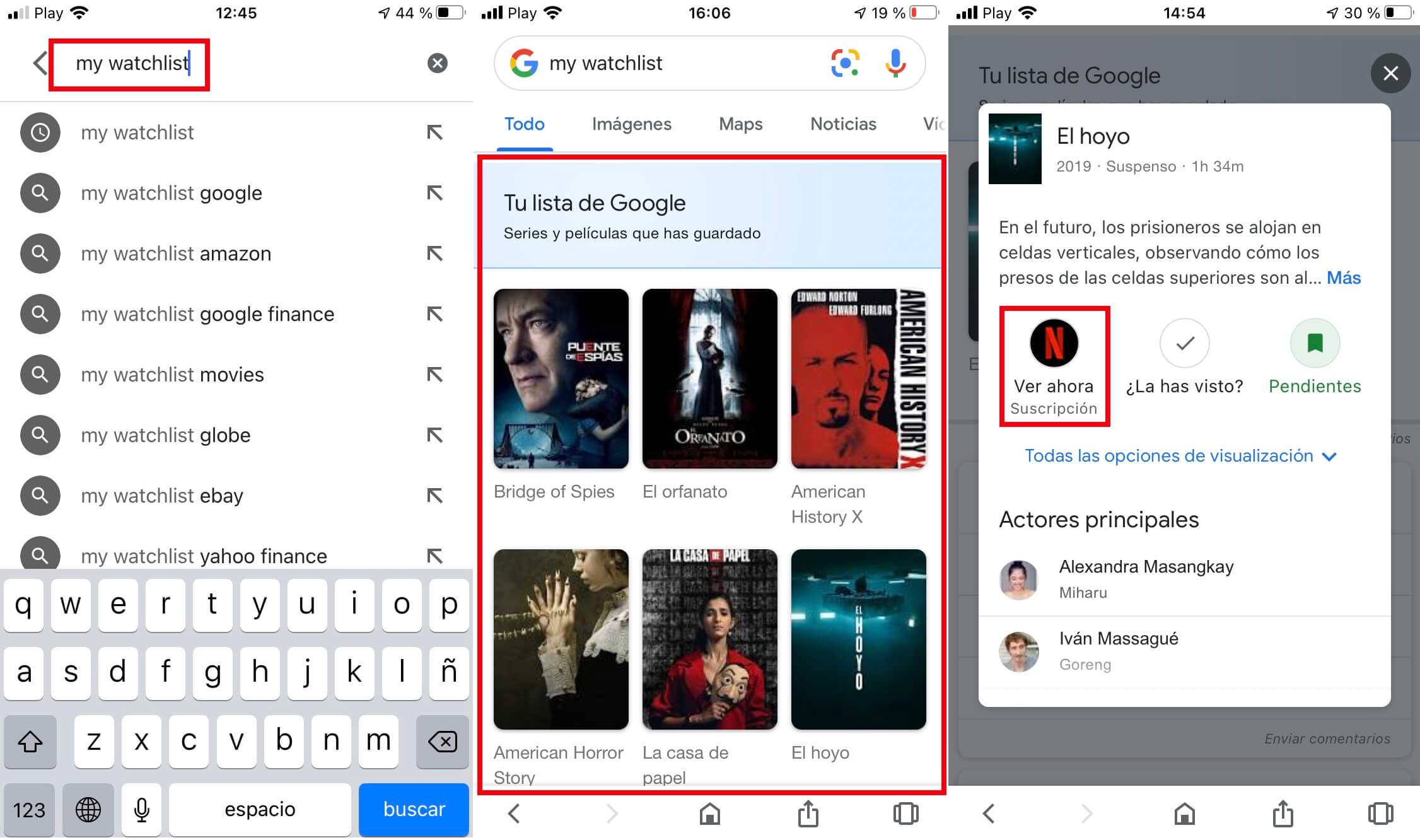 how to create with google a list of movies and series that you have left to see