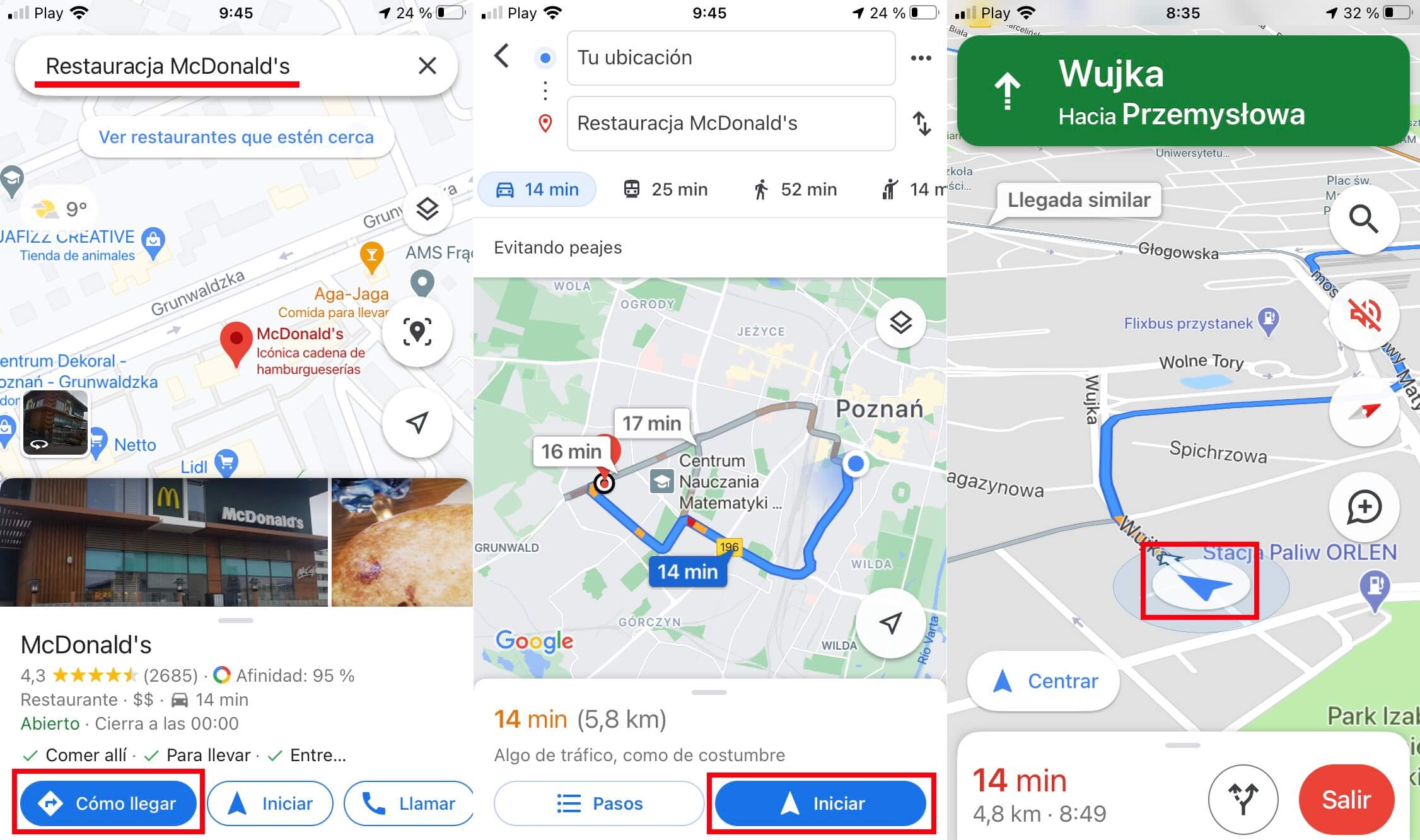 use car icon in google maps for android and iPhone