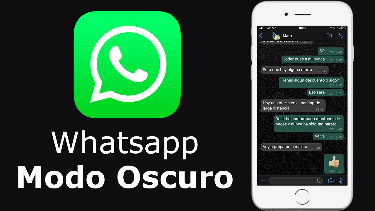 How to activate the dark mode in WhatsApp (iPhone and Android))