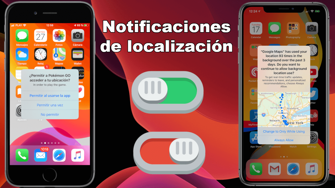 iPhone location notifications ios 13