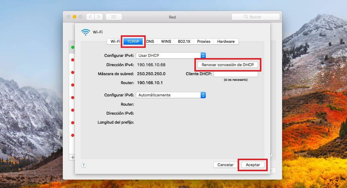 Mac OSx allows you to change the IP address 