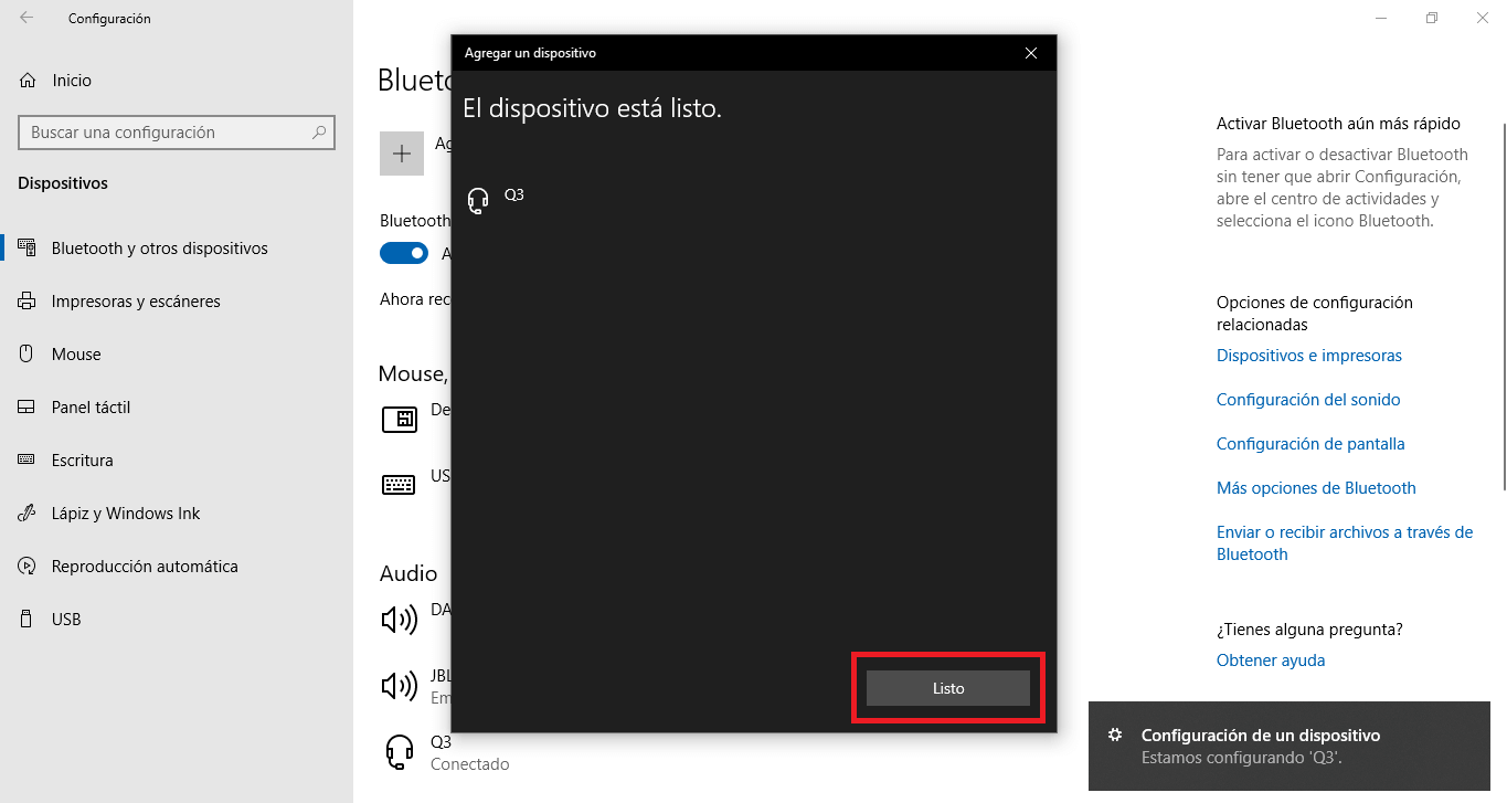 you can connect a windows 10 computer to your bluetooth headset