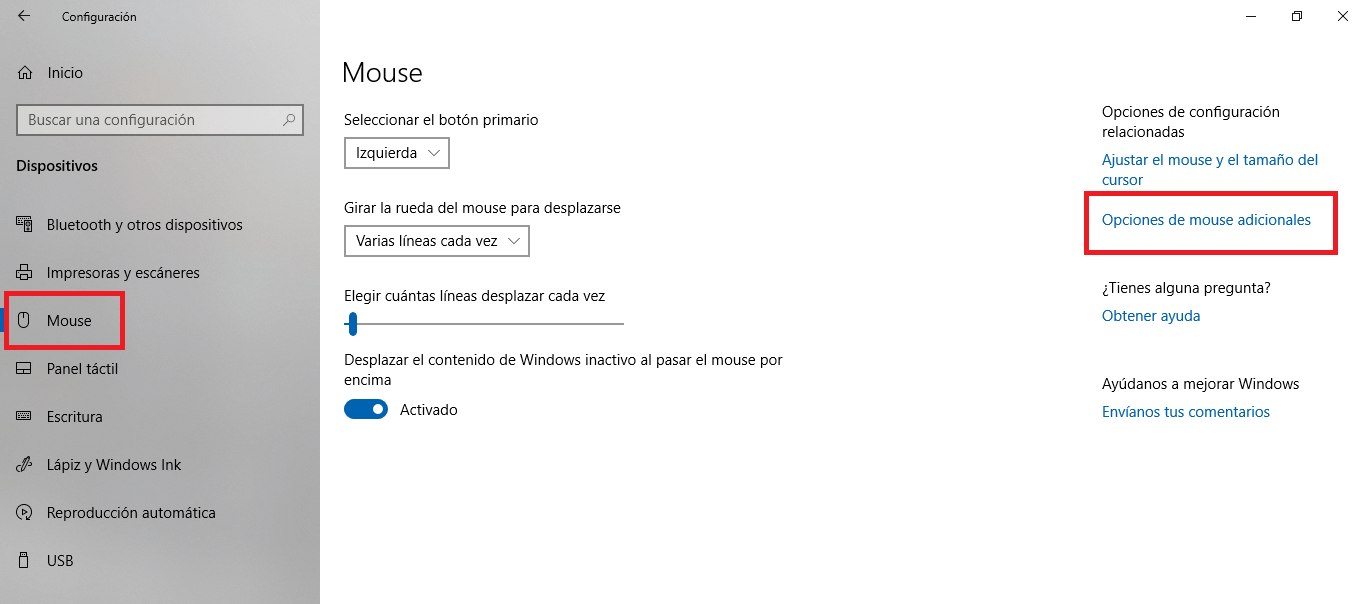 Windows 10 allows you to configure the sensitivity of your mouse