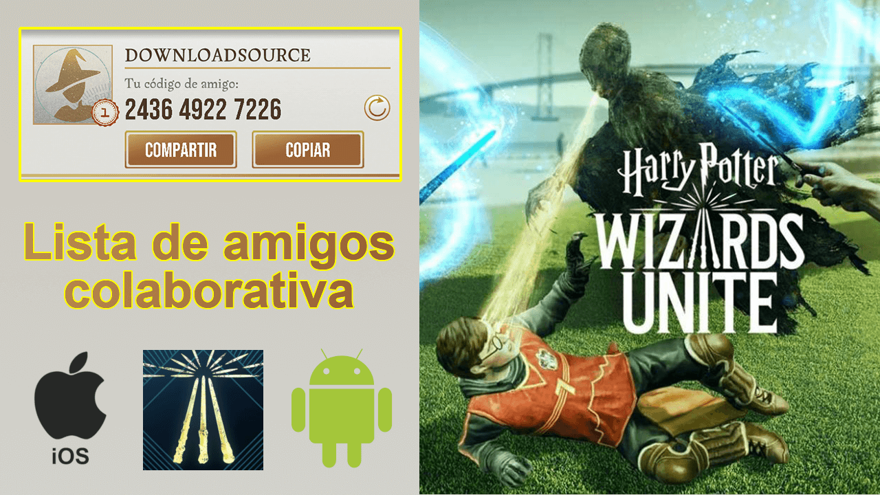 Harry Potter Friend Codes: Wizards Unite