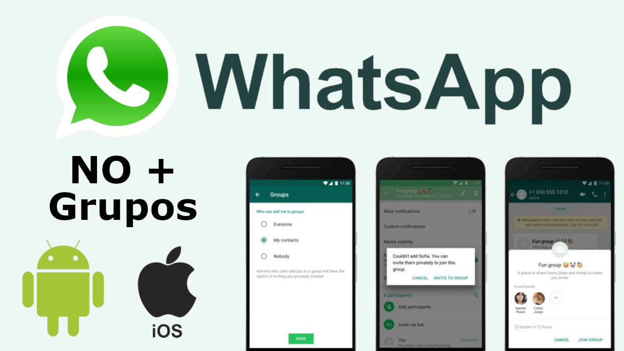 How to limit who can add you to WhatsApp groups