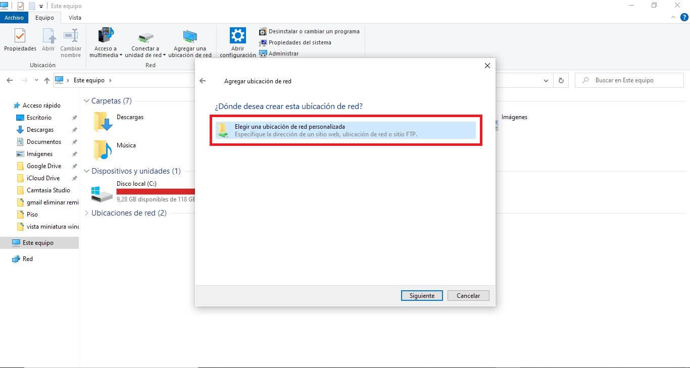 how to connect to an FTP server from windows 10 explorer