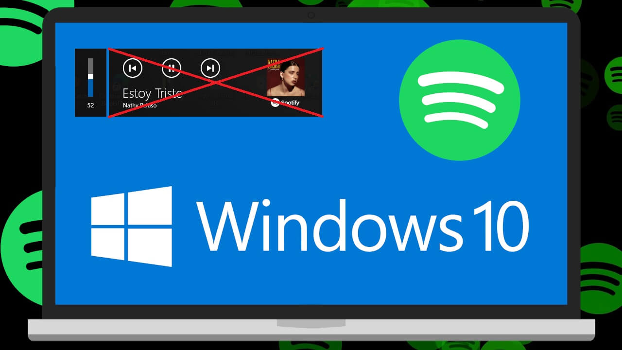 disable spotify float from Windows 10