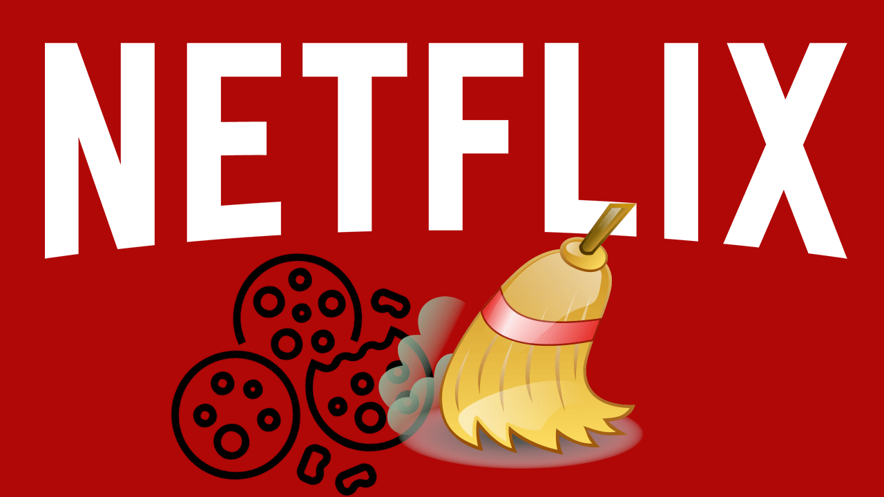 delete Netflix cookies without using browser settings