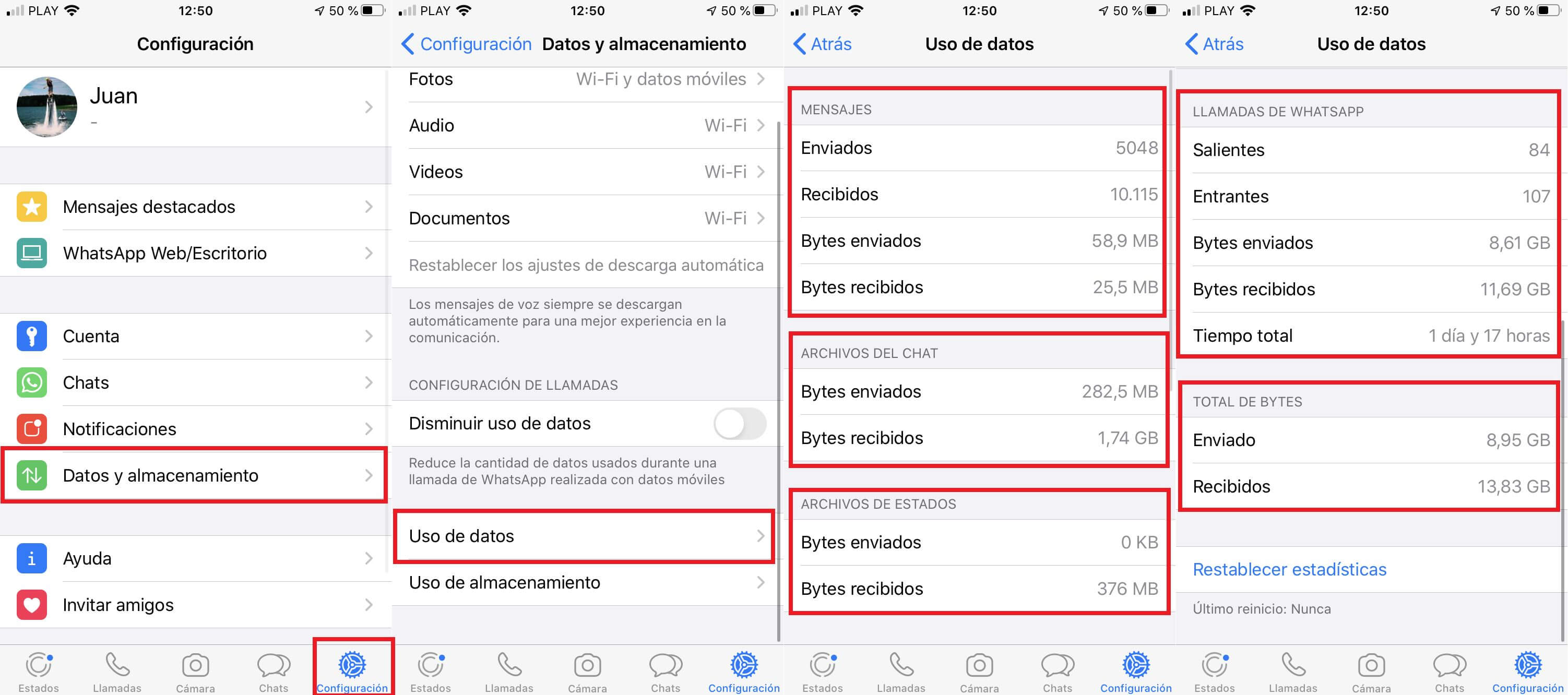 How much data does WhatsApp consume on my iPhone or Android?