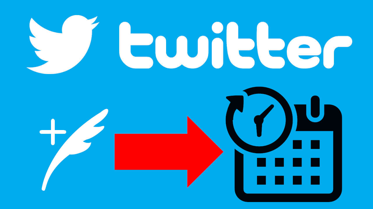 schedule Tweets posted to your Twitter profile