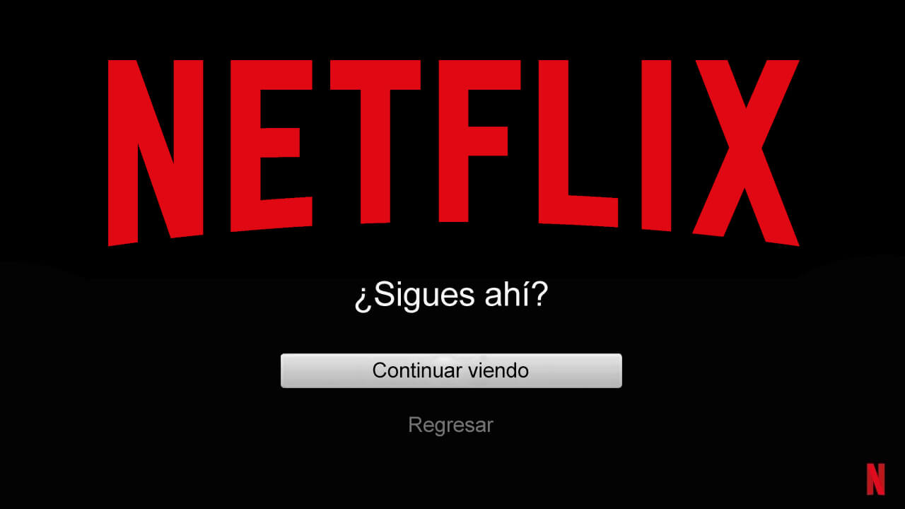 disable black screen Are you still there?  from netflix