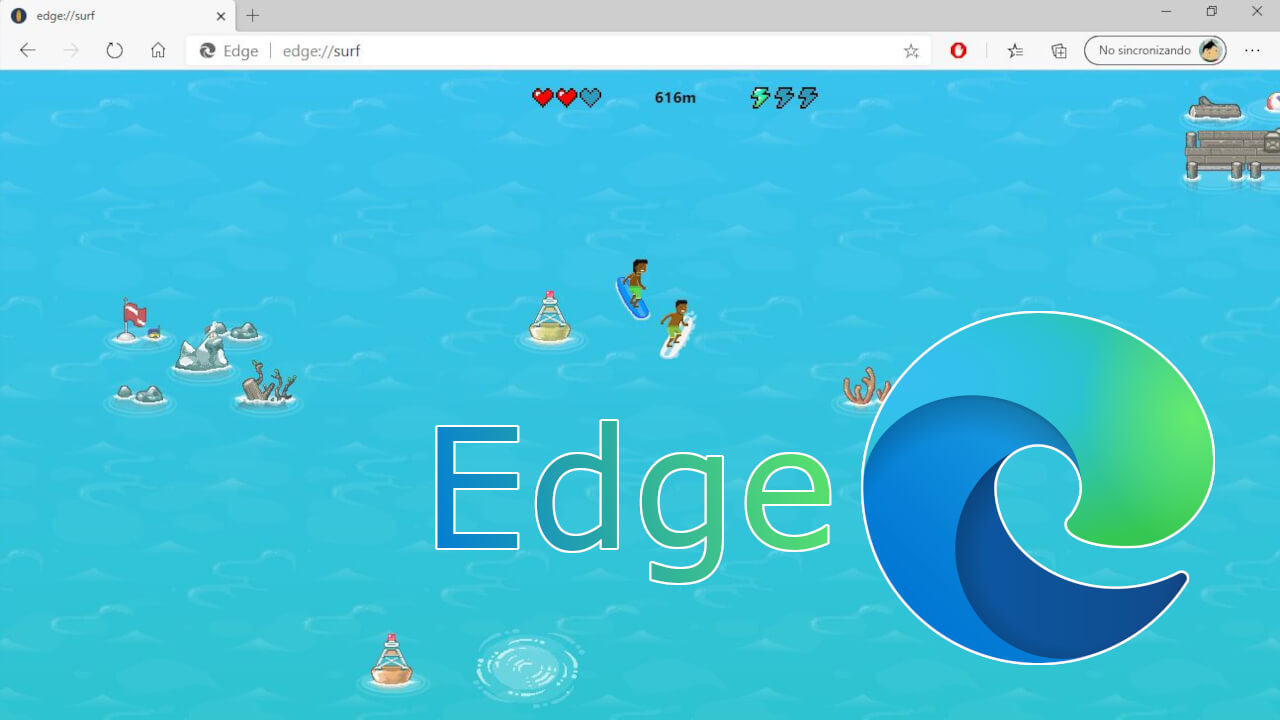 how to play microsoft edge hidden video game 